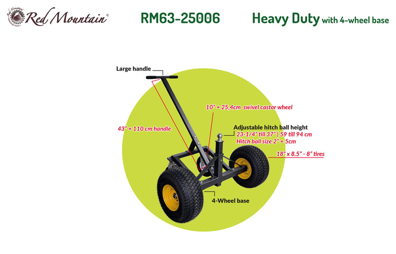 RM63-25006 trailer dolly size and info